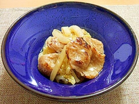 大豆ミートと白菜の中華風炒め